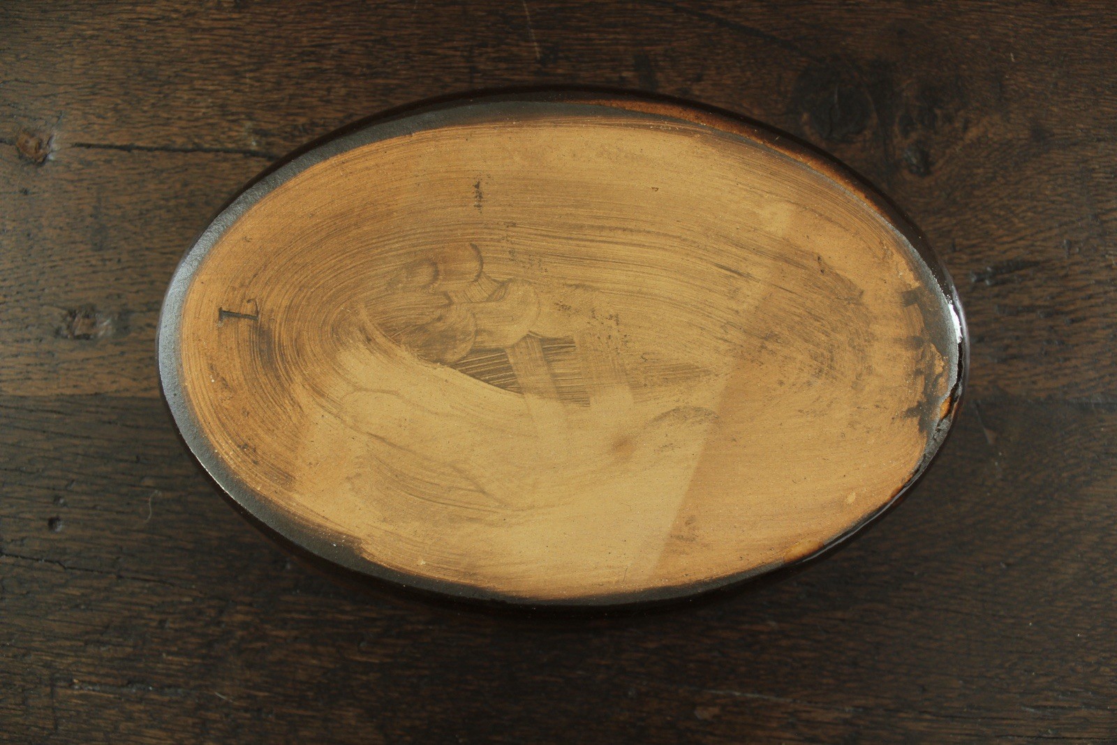 2 FRENCH VINTAGE SOUFFLENHEIM POTTERY TERRINE ~ALSACE  OVAL CASSEROLE  DISH LID