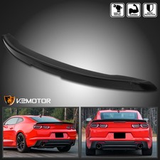 Fits 2016-2020 Chevy Camaro Matte Black 3 Pieces Blade Rear Trunk Wing Spoiler
