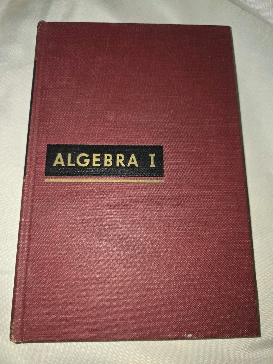 Algebra 1950-1999 Publication Year Textbooks for sale - eBay