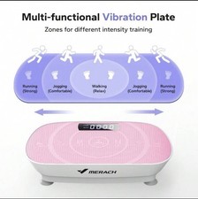 MERACH Vibration Plate Weight Loss Whole Body Workout Fitness Exercise Machine
