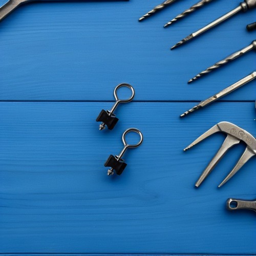9 Pcs Metal Screw Anchors for Ground Outdoor Trampoline Replacement Parts - Picture 3 of 12
