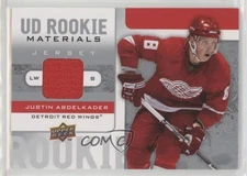 2008-09 Upper Deck UD Rookie Materials Justin Abdelkader #RM-JA RC 7ci