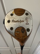 Macgregor Tourney Persimmon Driver A693W Golf Club Firm Flex Steel Shaft Keyhole