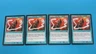 4x  REBOUND INTERRUPT  STRONGHOLD MTG MAGIC THE GATHERING  NM / UNPLAYED