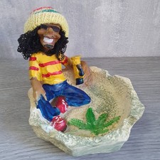Rastafarian Ash Tray Rasta Bob Marley Reggae Bong Jamaica Jah Lion Novelty