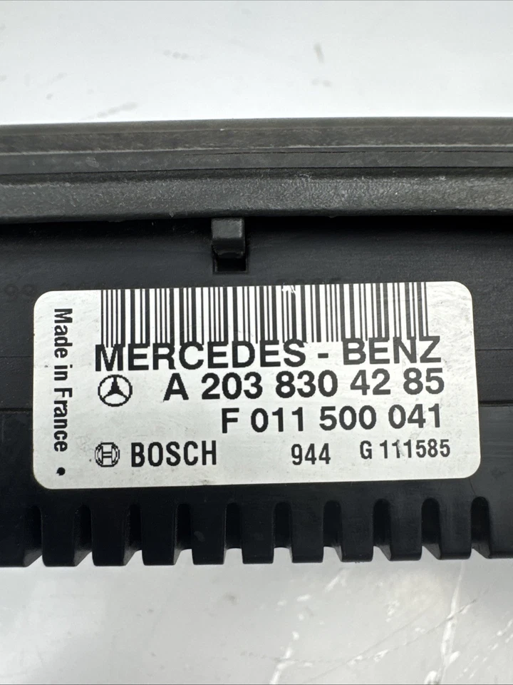 06-07 Mercedes W203 C230 AC A/C Heater Climate Control Switch 2038304285 OEM - Image 4 of 4