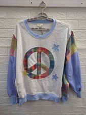 New Sage  Fig Star Soul Peace Top Women's Size Large