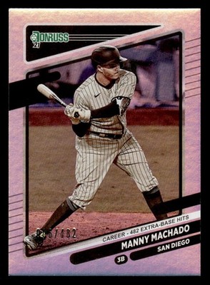 2021 Donruss #142 Manny Machado Career Stat Line #/482