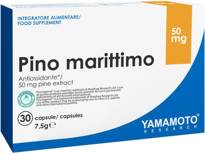 , Pino Marittimo Pycnogenol 30 Capsule, Integratore Con Corteccia Di Pino Maritt