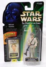 Star Wars POTF Flashback Luke Skywalker 3.75  Figure Hasbro Vintage 1998 New