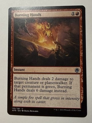 Burning Hands (135) Adventures in the Forgotten Realms AFR MTG Magic