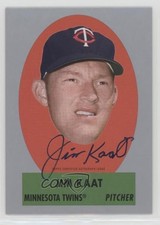 2021 Archives 1963 Topps Peel-Off Silver 50/99 Jim Kaat #TPOA-JK Auto HOF 0q3