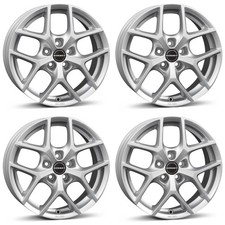 4 Cerchi Borbet Y 6.5x16 ET43 5x100 SIL per VW Beetle Bora Golf Polo