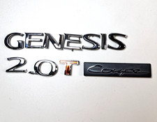 2008-2016 Hyundai Genesis Coupe 2.0t Rear Emblem Badges Trunk Oem