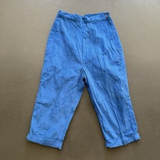 Vtg 1960s Paddle And Saddle Sportswear Women  s Blue Corduroy Pants Size 22x16