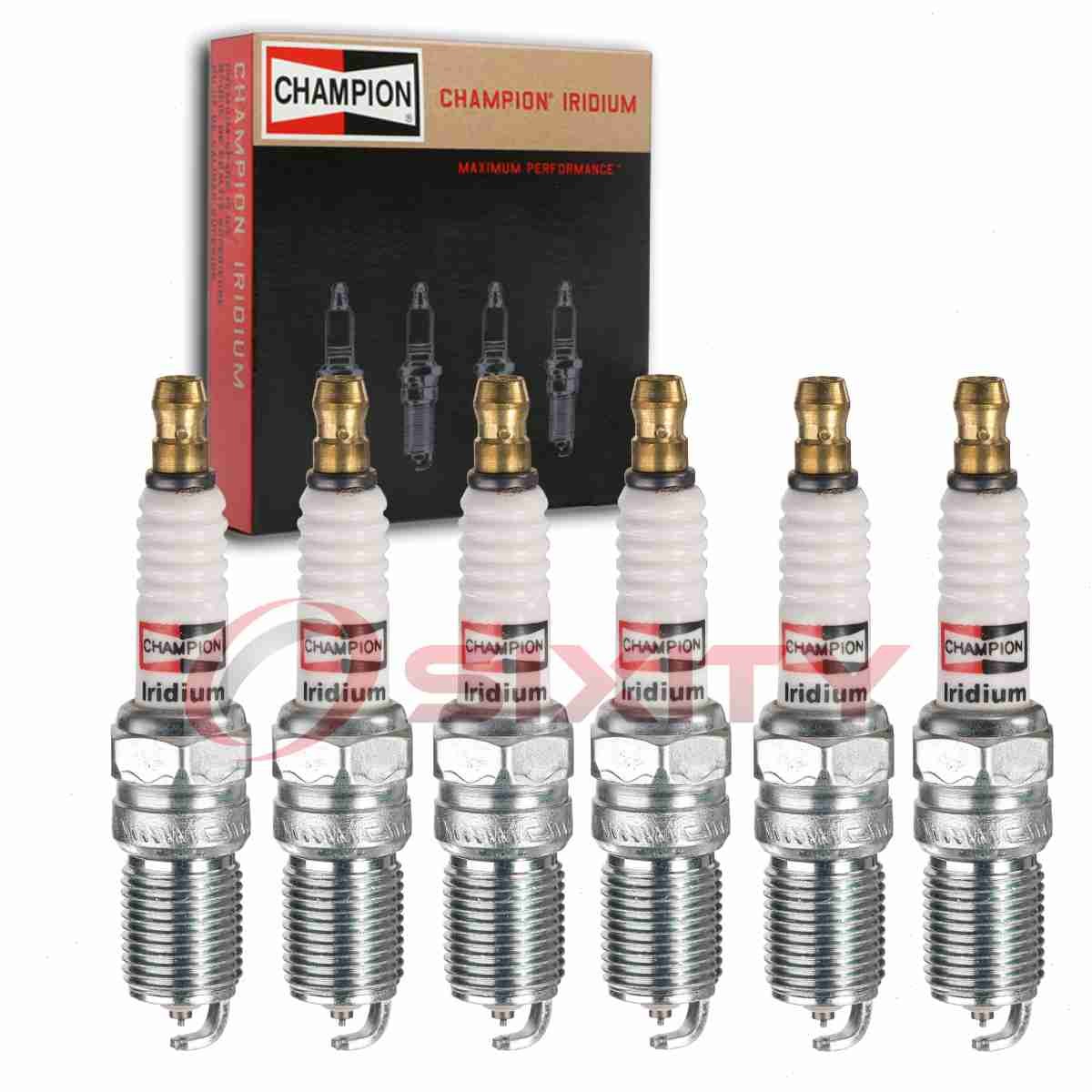 6 pc Champion Iridium Spark Plugs for 1997-2000 Mazda B4000 4.0L V6 Ignition zf