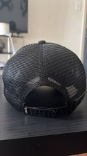 AMIRI Men s Black Solid Trucker Hat, Mesh Bac...