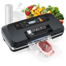 95kpa Vacuum Sealer Machine,Commercial Fully Automatic Food Sealer,10-in-1 Fu...