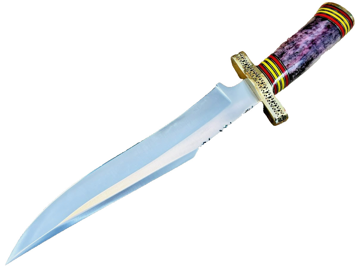 IMPACT CUTLERY Custom Made UNUSED 16" Bowie Knife RARE Handmade Dagger Knives