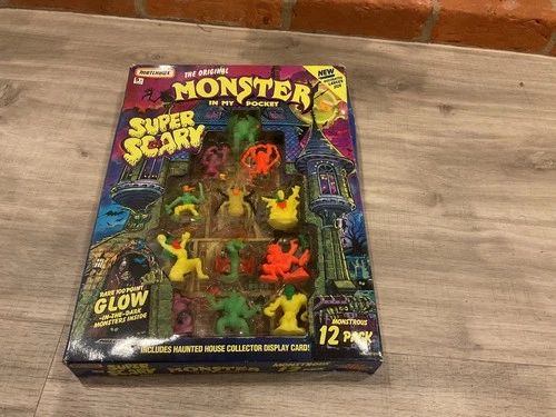 MONSTER IN MY POCKET haunted house display  12 PACK BOXSET 1992 VINTAGE MATCHBOX