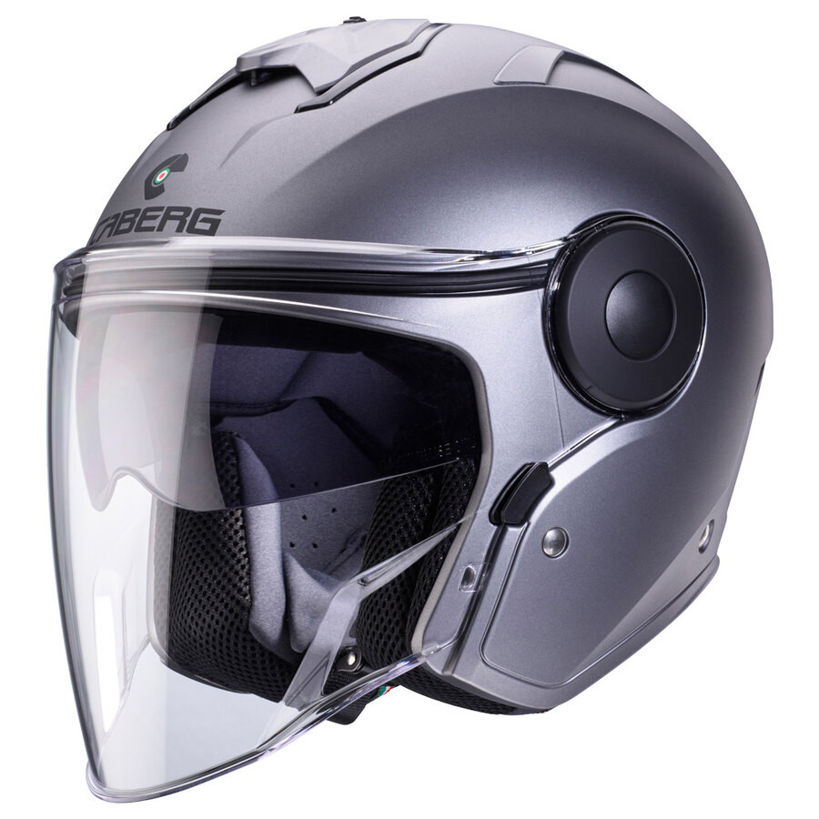 CABERG Casco JET SOHO matt gun metal Tg S