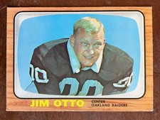1966 Topps Jim Otto #115 Oakland Raiders