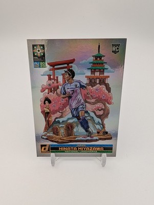 2023 Donruss Fifa World Cup Landmarks #9 Hinata Miyazawa RC Read Damage SP  