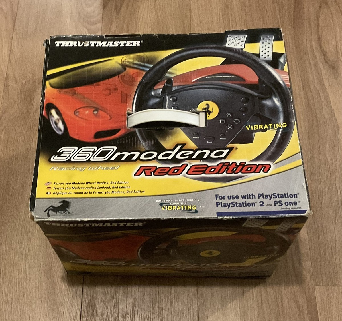 Volant Thrustmaster 360 Modena Pour PlayStation 1 Et PS2 - Occasion, Fonctionne Bien