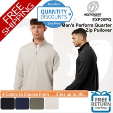    Independent Trading Co. Men's Perform Quarter-Zip Pullover Up To 3XL EXP20PQ