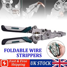 Foldable Wire Strippers Wire Stripping Tool Electrical Pliers For Electrician