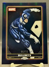 Topps 2025 Deadpool Chrome Bullseye Black Refractor /10! Card #19 Marvel Comics