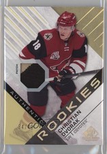 2016-17 SP Game Used Authentic Rookies 34/49 Christian Dvorak #103 Rookie RC fr5