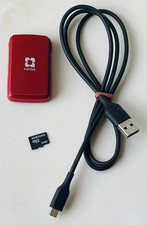 SanDisk Sansa Red Clip Zip 4GB SDMX22 FM Lettore MP3 + 2GB MSD TESTATO FUNZIONANTE