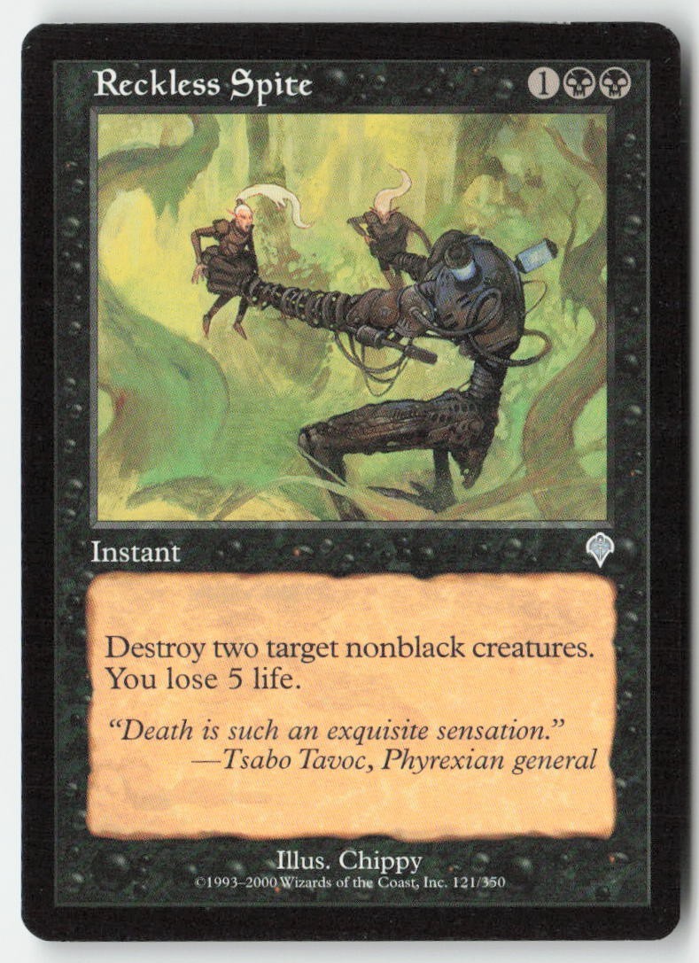 Reckless Spite 121 INV Regular - MP Uncommon