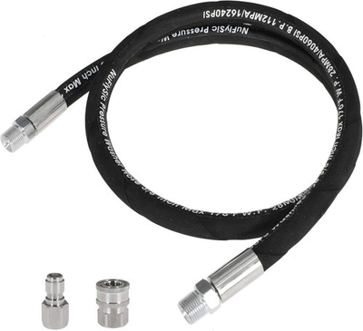 #ad #ad 12FT Pressure Washer Whip Hose for 3 8quot; NPT Quick Connect Plug Reel Connector $36.99