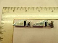 Set / Pair of LS Starrett No.298 Key Seat Rule Clamps, USA