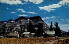 Yosemite Natl Park CA Vogelsang High Serra Camp mailed 1960 vintage postcard