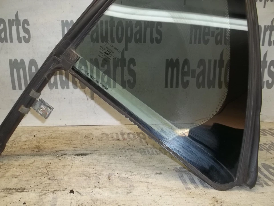 00-05 Cadillac Deville Puerta Trasera Izquierda Cuarto Ventilación Vidrio Ventana 2605550 Foto 3 de 4