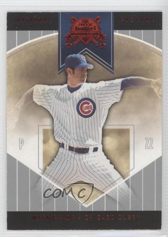 2004 Fleer National Pastime Red 13/150 Mark Prior #18 0q3
