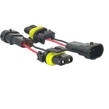H8/H9/H11 to 9006 HB4 Light Bulb Adapter Harness, 12V Plug Play Pigtail for Re