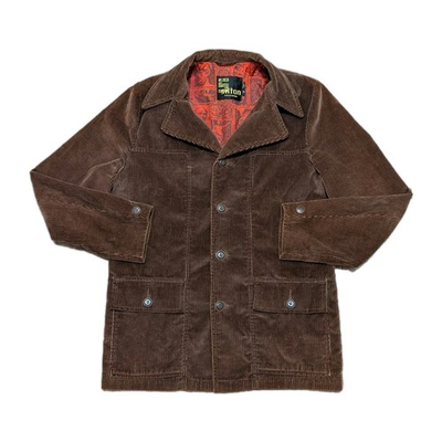 #ad #ad *VINTAGE* Sz SMALL SILTON California Mens Jacket Chore Coat Barn Corduroy 60s $35.95