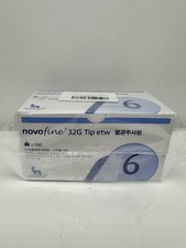 Novofine 32G Tip 6 mm 100 Pack Exp 4/2029 New