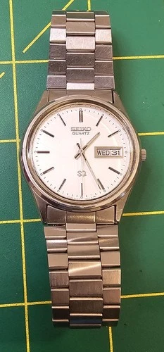 Vintage Seiko Quartz 8C23 6010 A1 Men’s Watch, 35mm, New Battery