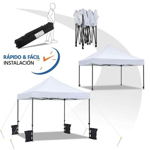 10 ft. x 10 ft. Heavy-Duty Commercial Instant Pop-Up Canopy Tent, Waterproof - Picture 7 of 7