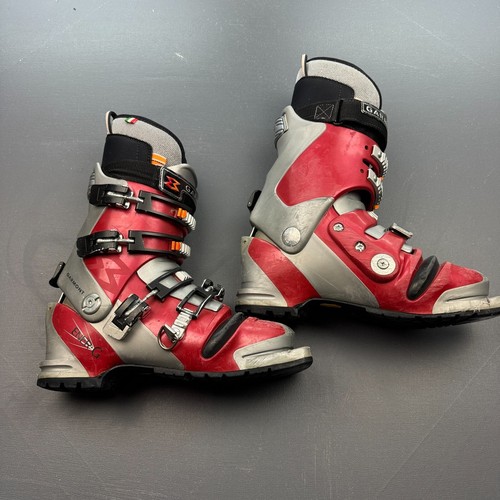 Scarponi da Sci Garmont Ener-G Uomo 25/26,5 Telemark Touring Italia Rosso Grigio Vibram - Foto 16 di 16