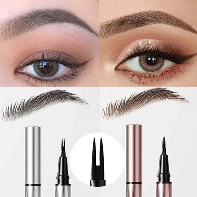 Microblading Tattoo Eyebrow Ink Pen Long Lasting Eye Brow Pencil 3D Fork Makeup
