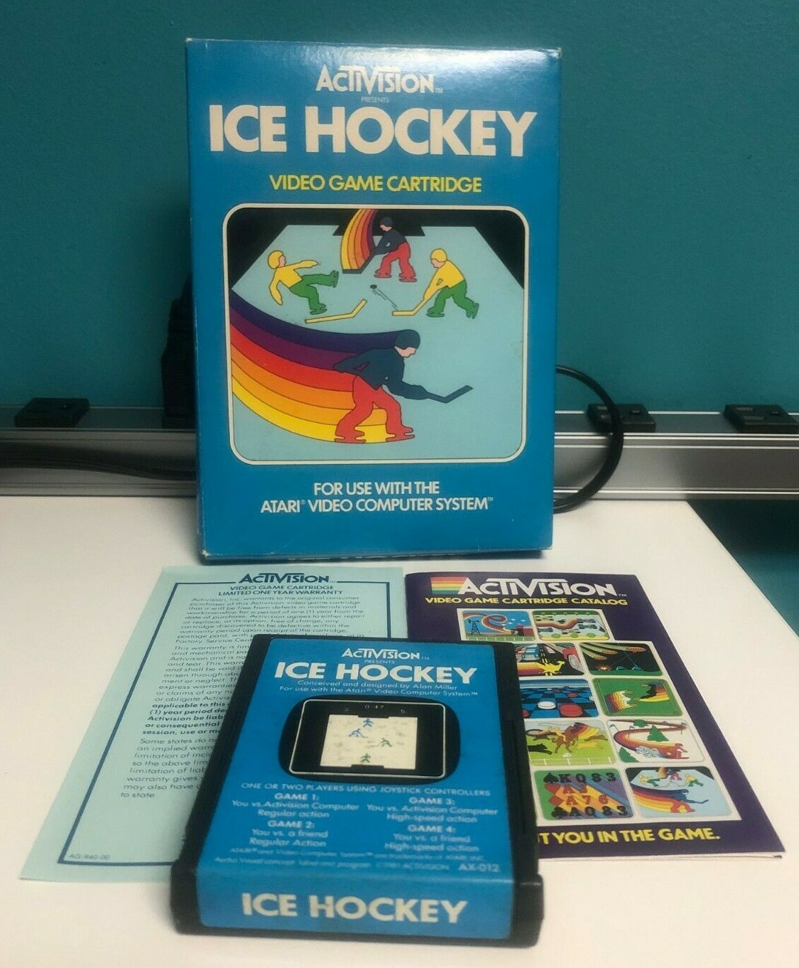 Arcade Atari 2600 Activision Ice Hockey Set (WORKING)