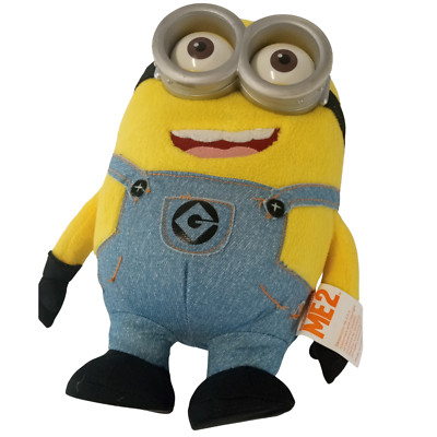 Despicable Me 2 Minion Plush Toy with Overalls and Goggles