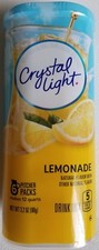 NEW CRYSTAL LIGHT LEMONADE DRINK MIX 12 QUARTS