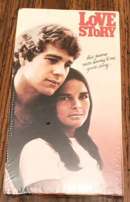 Love Story Ali McGraw & Ryan O'Neal 1970 Film 1988 VHS NEW FACTORY SEALED